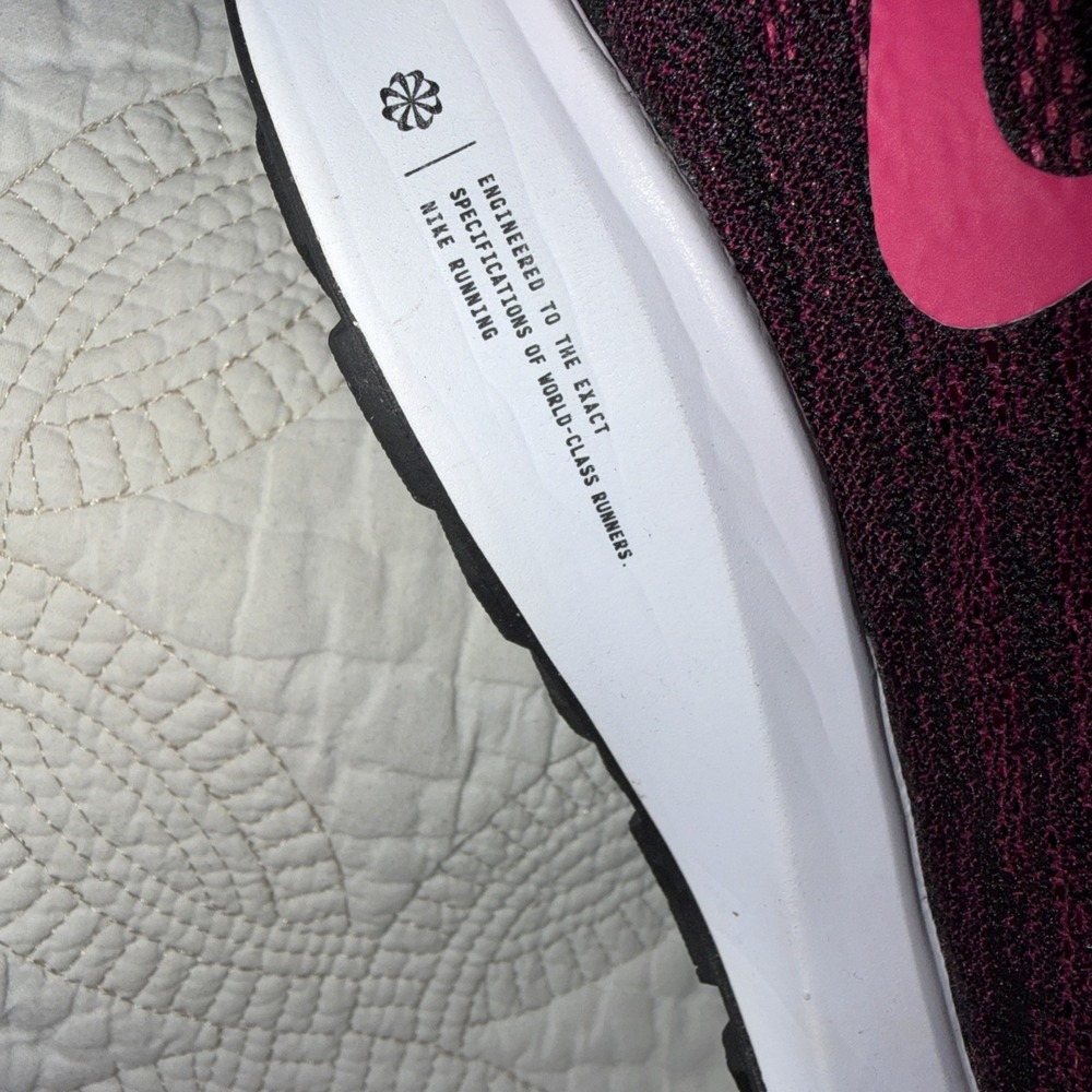 Nike Womens Air Zoom Pegasus 36 Black Pink Blast Berry AQ2210-009 Size 6 - Picture 3 of 10